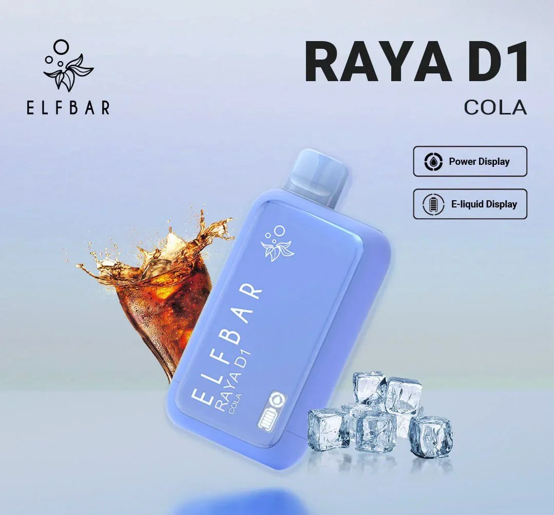 ELF BAR RAYA D1 – Cola - Vape Shop Bengaluru