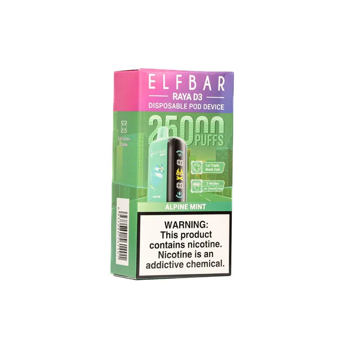 Elf Bar Raya D3 – Alpine Mint – 25000 - Vape Shop Bengaluru