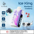 Elf Bar Ice King – Blackberry Cranberry – 30K - Vape Shop Bengaluru