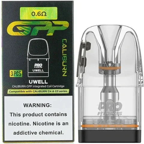 Uwell Caliburn GPP Replacement Pod (0.6Ω) - Vape Shop Bengaluru