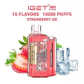 IGET FLARE B10000 – Strawberry ice - Vape Shop Bengaluru