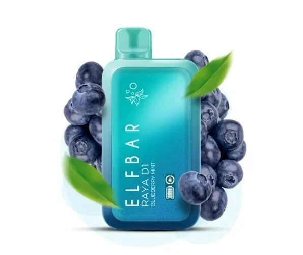 ELF BAR RAYA D1 – Blueberry Mint - Vape Shop Bengaluru