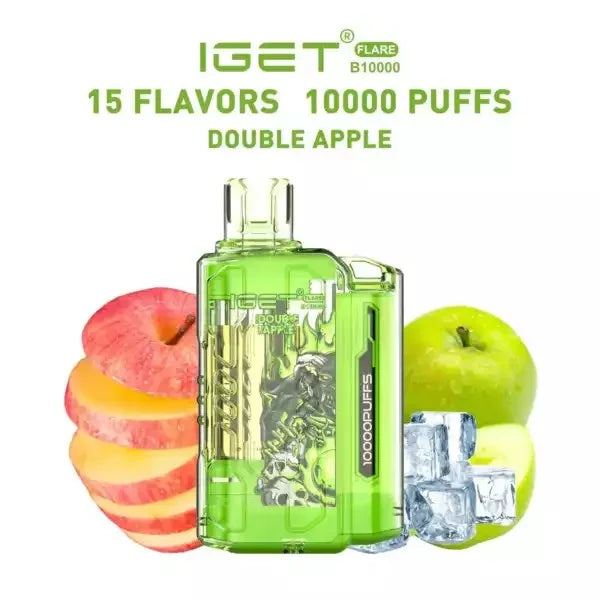IGET FLARE B10000 – Double Apple - Vape Shop Bengaluru