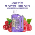 IGET FLARE B10000 – Cranberry Raspberry ice - Vape Shop Bengaluru